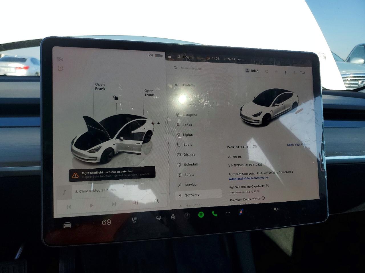 Tesla Model 3 2023 White